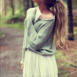 Crop top sweater